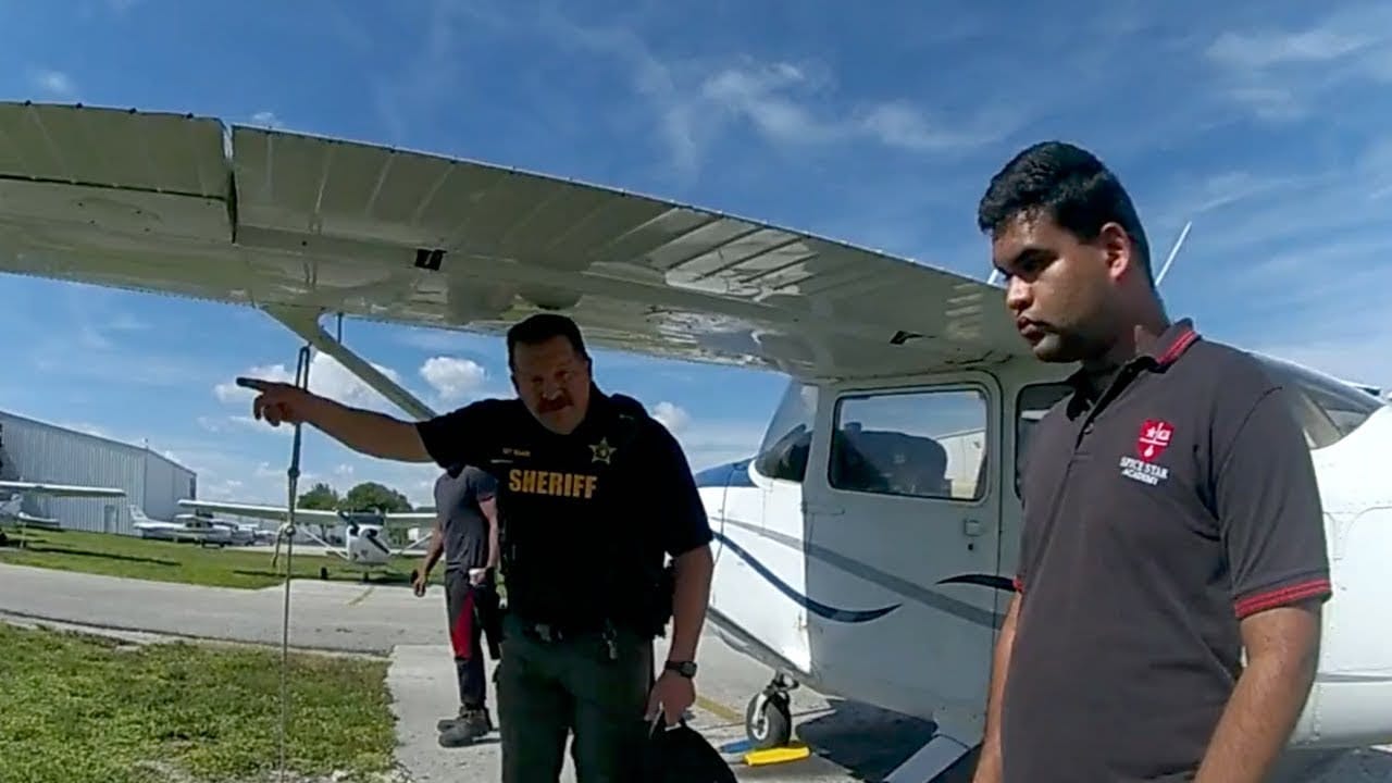 VIDEO: Student Who Damaged 10+ Planes at Flight School - Police Bodycam Footage