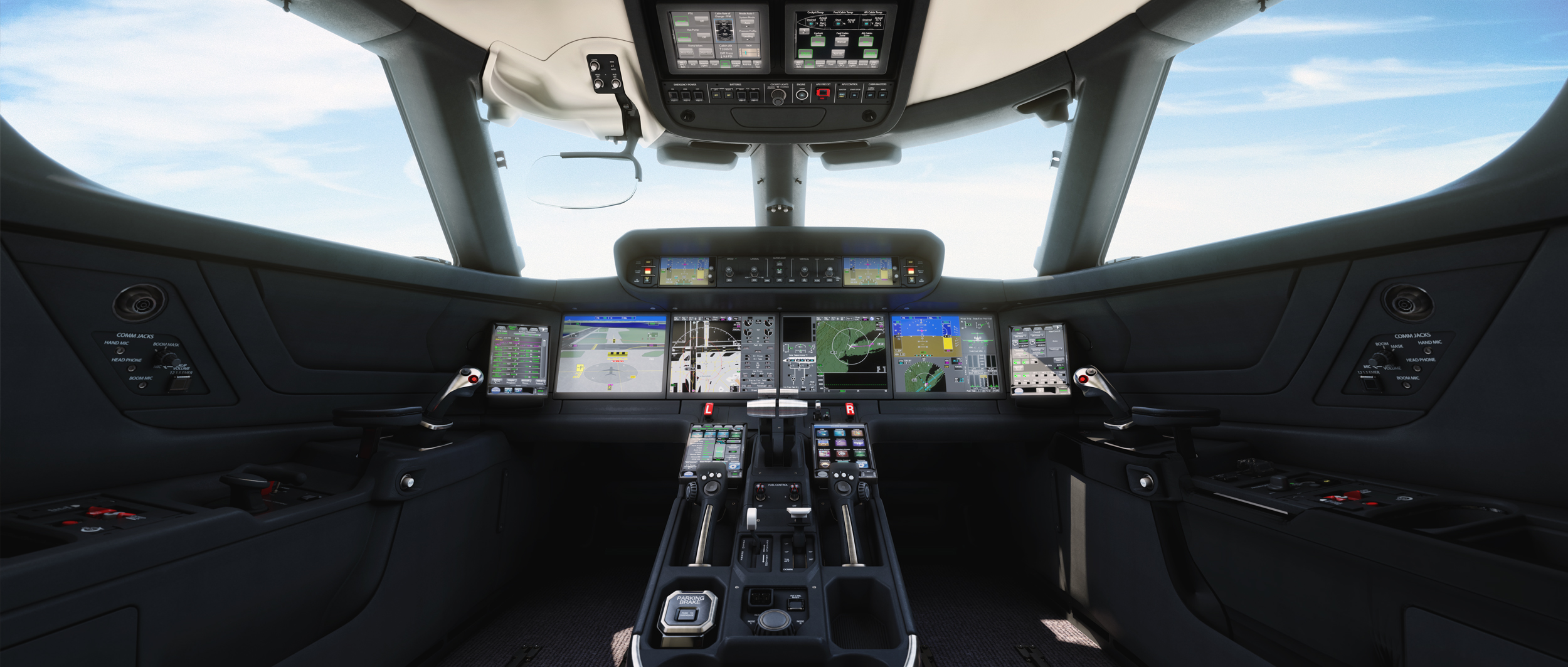                      Take A Look Inside The All Touchscreen Gulfstream G500                             
                     