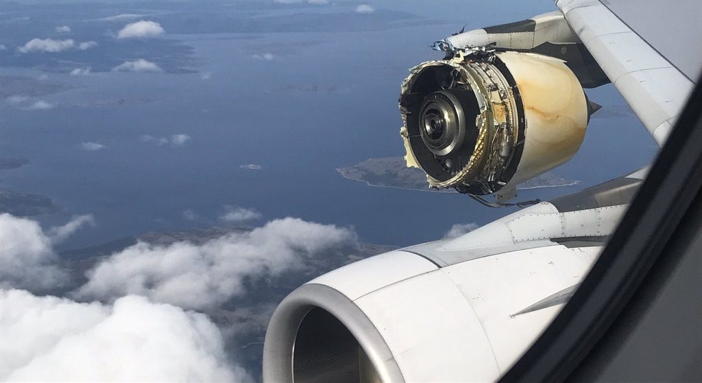 Debris From The Air France Flight 66 - An A380 That Had Its Engine Blow Up - Has Been Found In Greenland