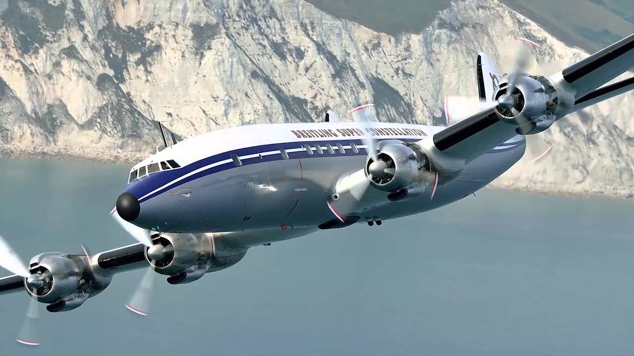 Watch The Lockheed Super Constellation Breath Fire On Takeoff