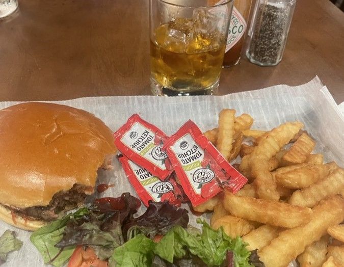                      The $78 Newark Airport Burger                             
                     