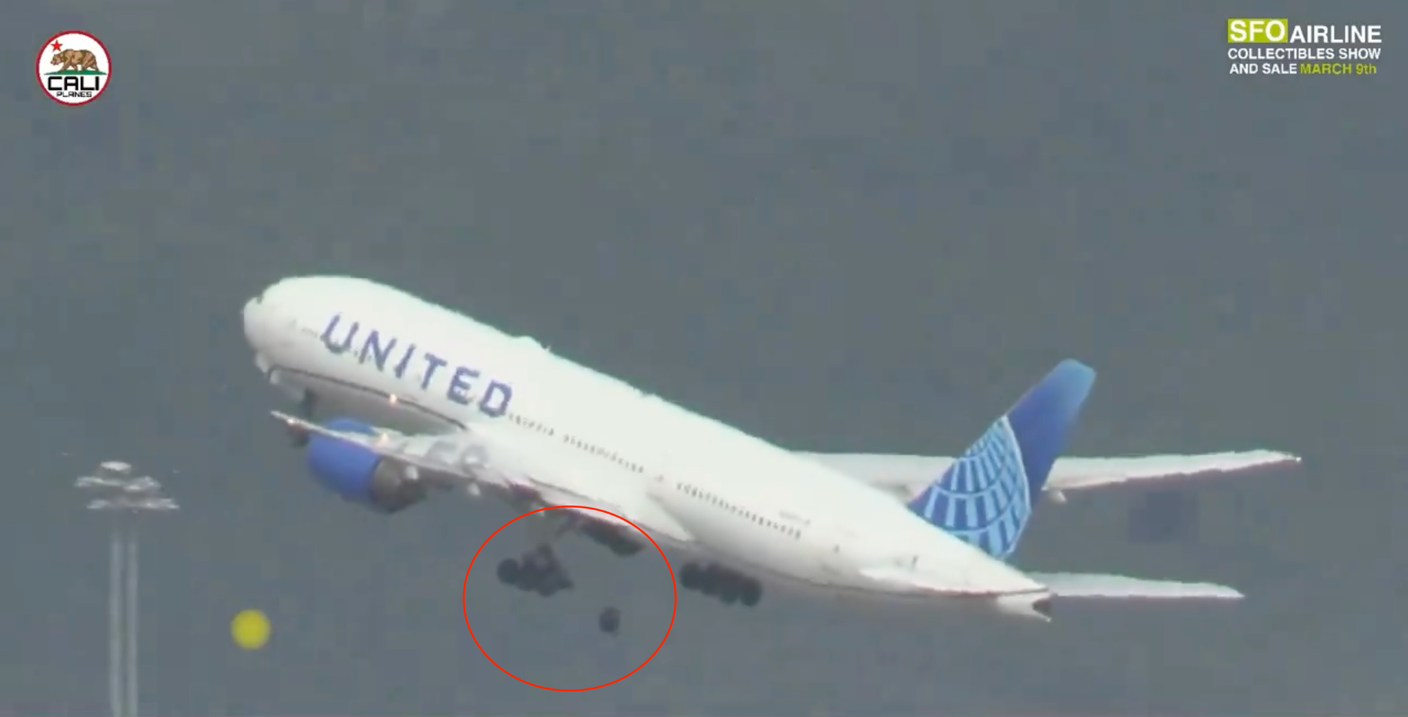 United Airlines Flight UA35 Loses Tire on Takeoff, Diverts to LAX After Landing Gear Incident