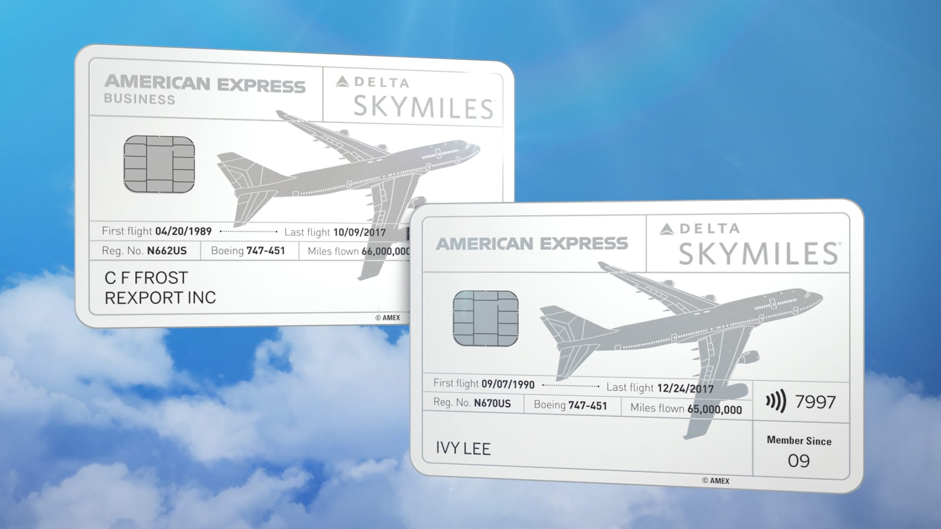 Delta Brings Back the Boeing 747 Airplane Skin Credit Cards With New Design