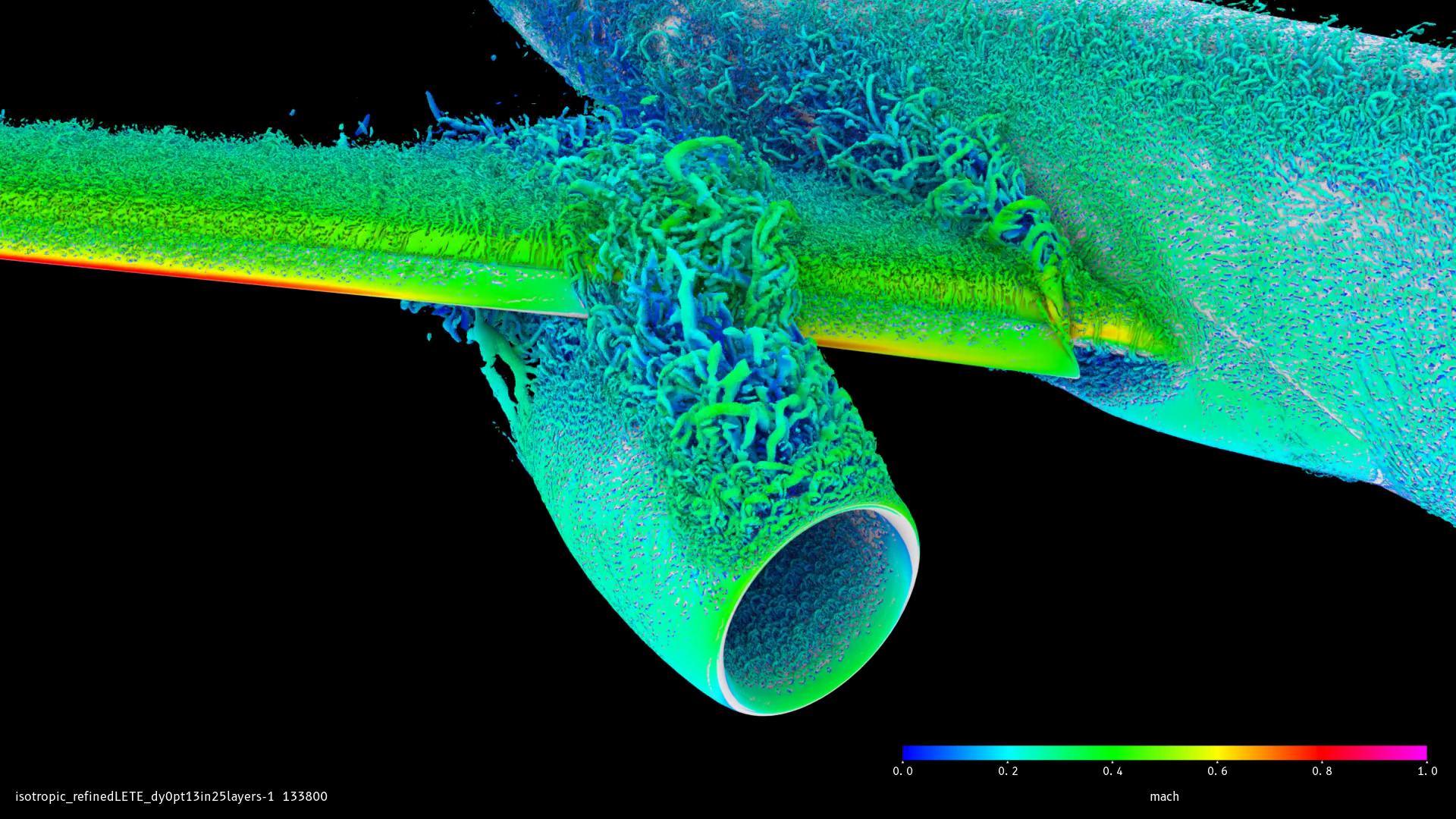 WOW: Check Out This NASA Simulation of Airflow Over a Wing